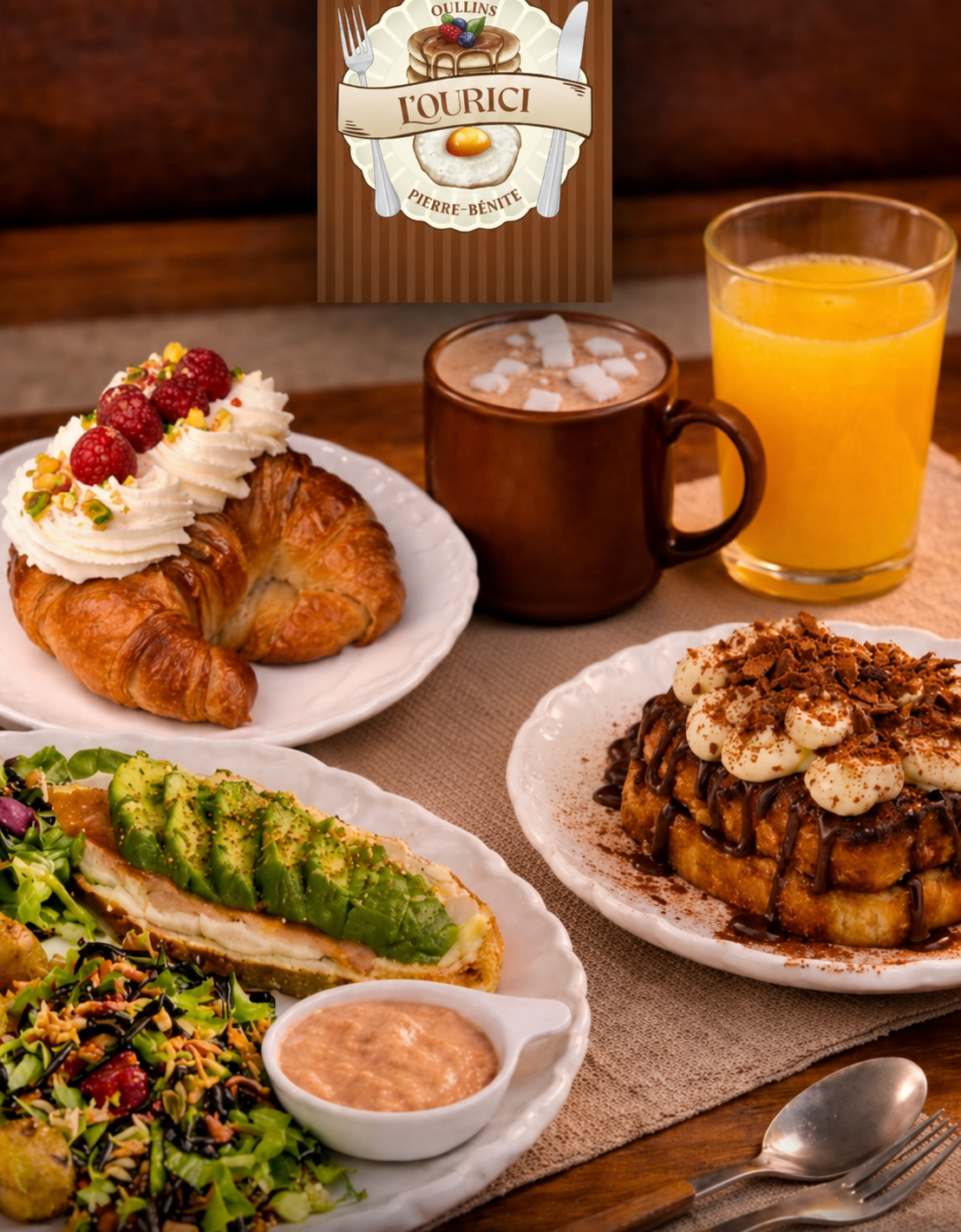 Brunch et desserts de L'Ourici